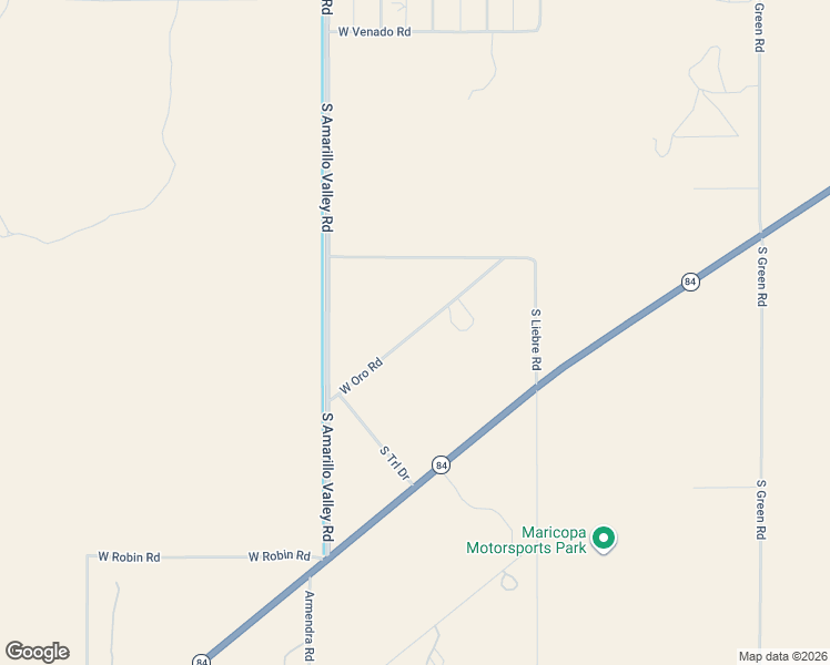 map of restaurants, bars, coffee shops, grocery stores, and more near West Oro Road in Pinal County