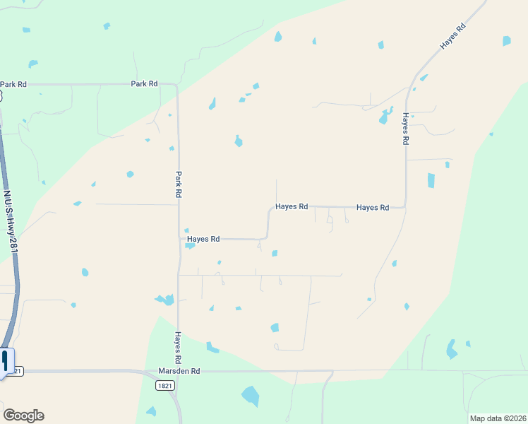 map of restaurants, bars, coffee shops, grocery stores, and more near 572 Hayes Road in Mineral Wells