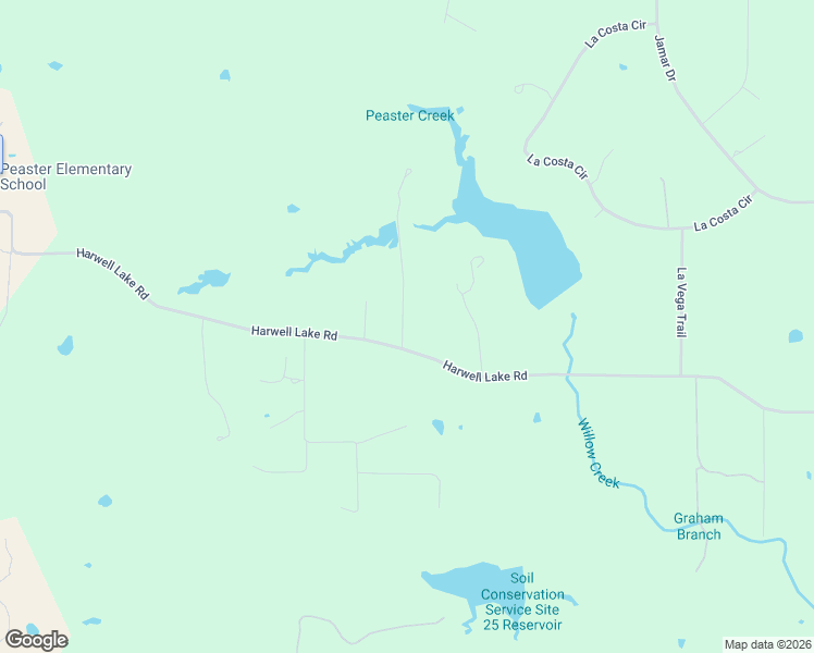 map of restaurants, bars, coffee shops, grocery stores, and more near 2997 Harwell Lake Road in Weatherford