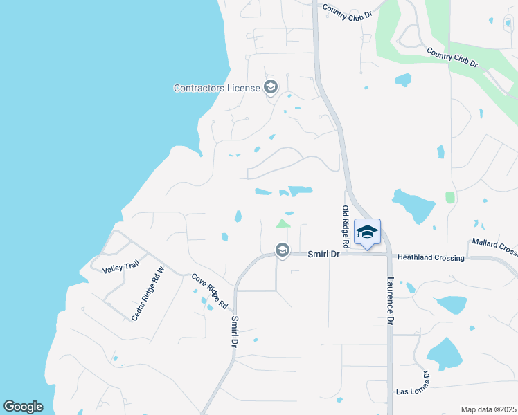 map of restaurants, bars, coffee shops, grocery stores, and more near 1749 Haciendas Del Lago in Heath