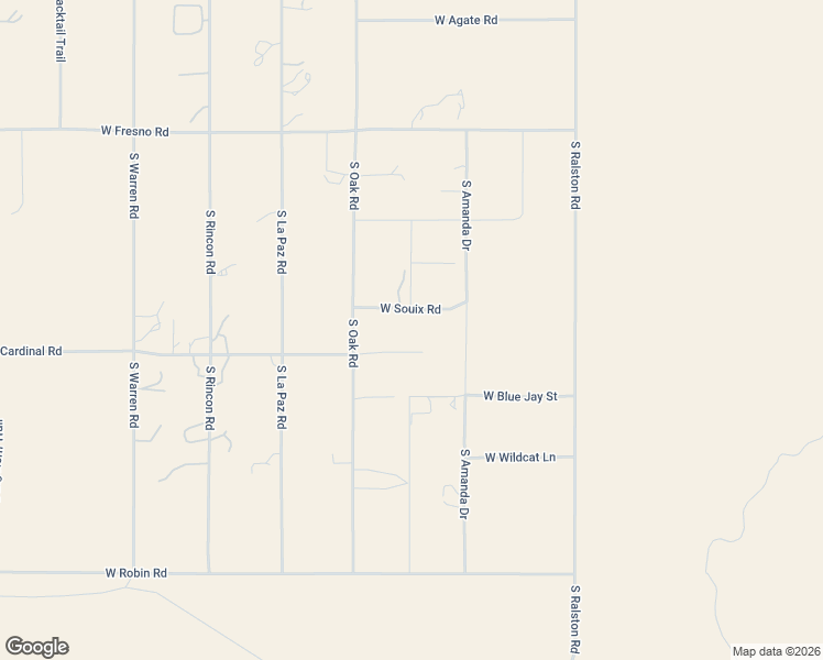 map of restaurants, bars, coffee shops, grocery stores, and more near 52318 West Sioux Road in Maricopa