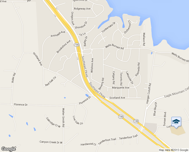 map of restaurants, bars, coffee shops, grocery stores, and more near 420 Wilshire Avenue in Azle