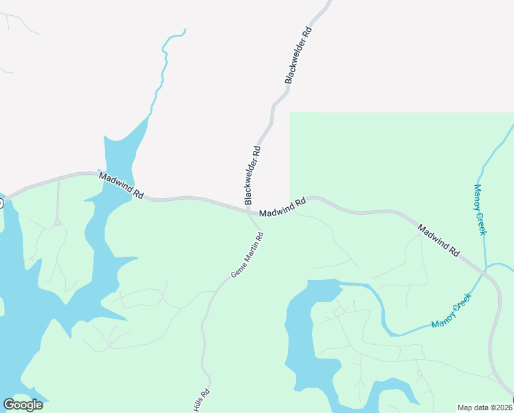 map of restaurants, bars, coffee shops, grocery stores, and more near Madwind Road in Jacksons' Gap