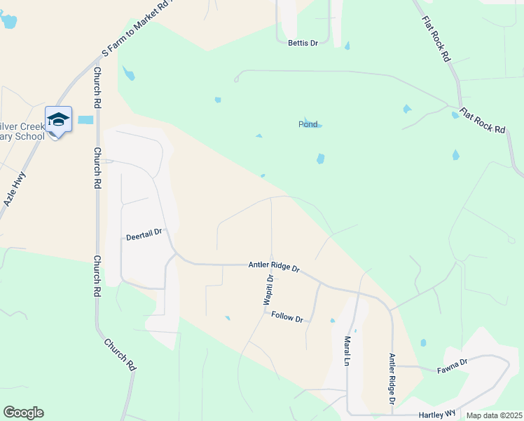 map of restaurants, bars, coffee shops, grocery stores, and more near 109 Wapiti Drive in Azle