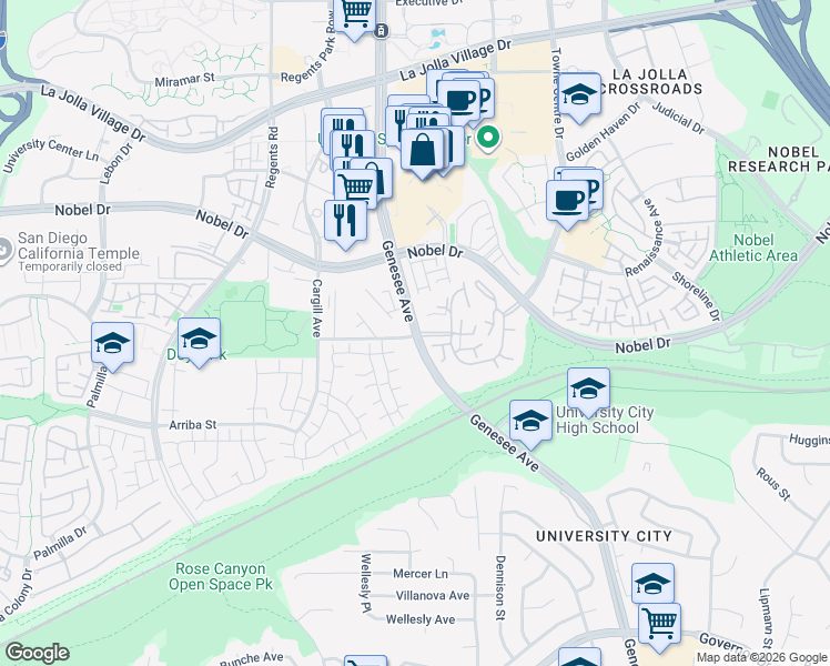 Genesee Avenue & Decoro Street, San Diego CA Walk Score