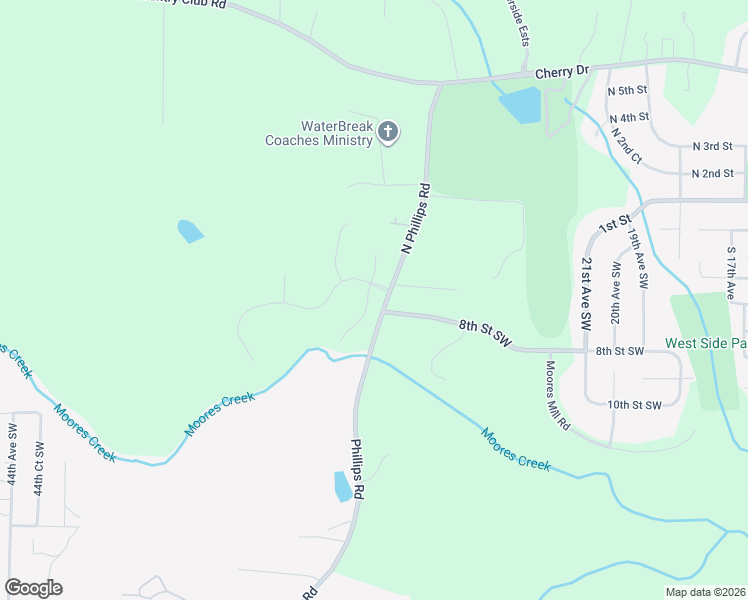 map of restaurants, bars, coffee shops, grocery stores, and more near 521 Cambridge Court in Lanett
