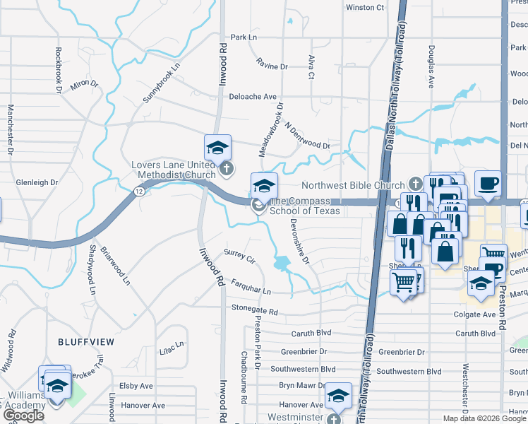 5414 West Northwest Highway, Dallas TX - Walk Score