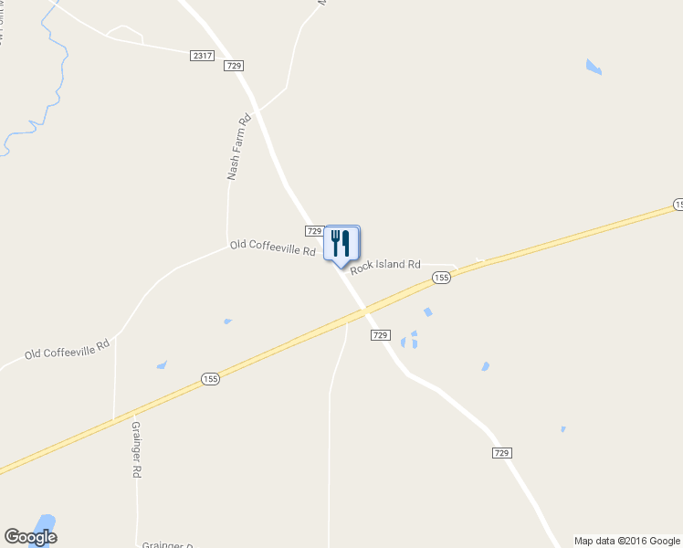 map of restaurants, bars, coffee shops, grocery stores, and more near Farm to Market Road 729 in Avinger