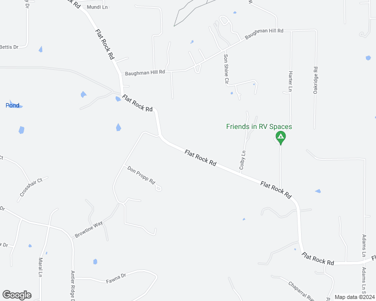 map of restaurants, bars, coffee shops, grocery stores, and more near 2195 Flat Rock Road in Azle