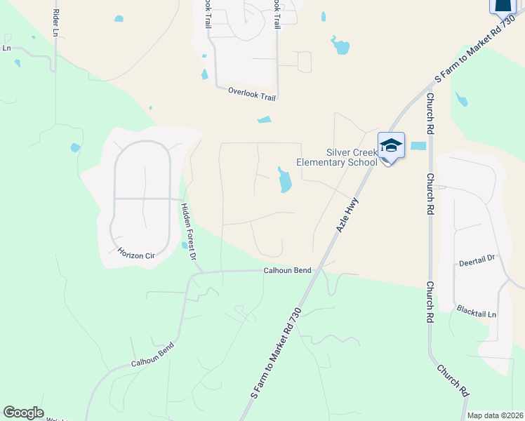 map of restaurants, bars, coffee shops, grocery stores, and more near 472 Calhoun Bend in Azle