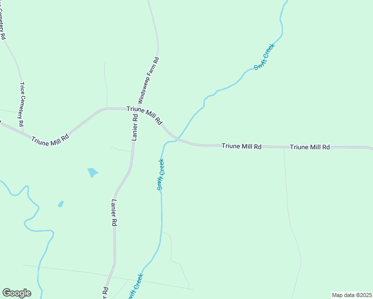 map of restaurants, bars, coffee shops, grocery stores, and more near 2610 Triune Mill Road in Thomaston