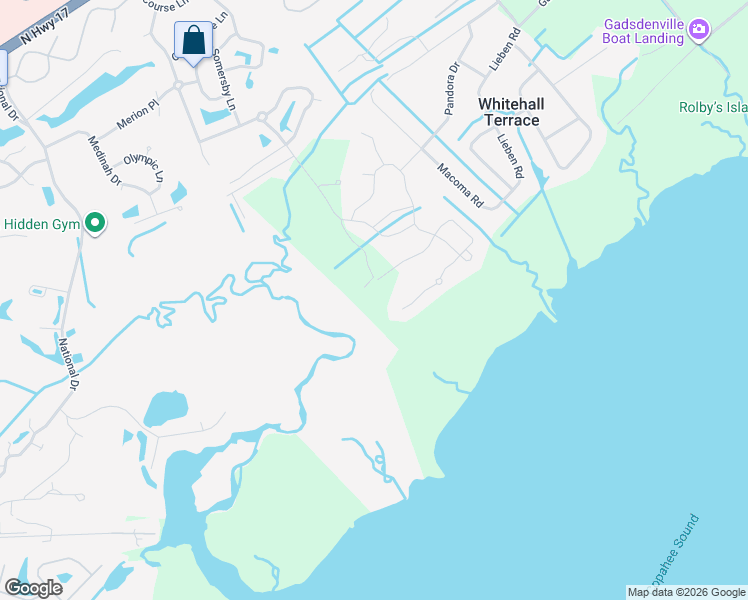 map of restaurants, bars, coffee shops, grocery stores, and more near 1494 Stratton Place in Mount Pleasant