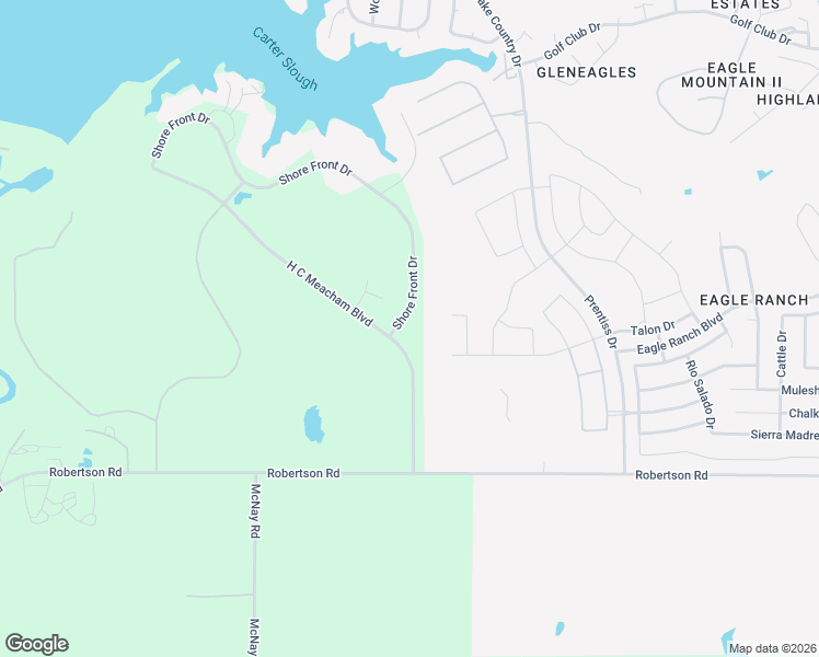 map of restaurants, bars, coffee shops, grocery stores, and more near 3900 Shore Front Drive in Fort Worth