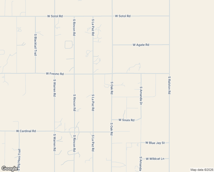 map of restaurants, bars, coffee shops, grocery stores, and more near 1302 South Oak Road in Maricopa