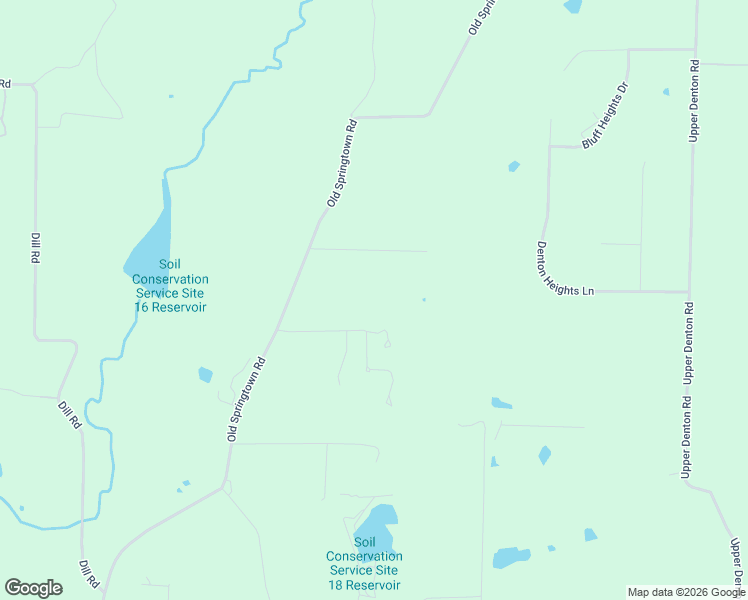 map of restaurants, bars, coffee shops, grocery stores, and more near 5885 Upper Denton Road in Weatherford