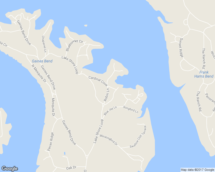 map of restaurants, bars, coffee shops, grocery stores, and more near Robin Lane in Graford