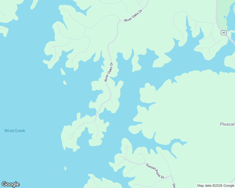 map of restaurants, bars, coffee shops, grocery stores, and more near 1689 River Oaks Drive in Jacksons' Gap