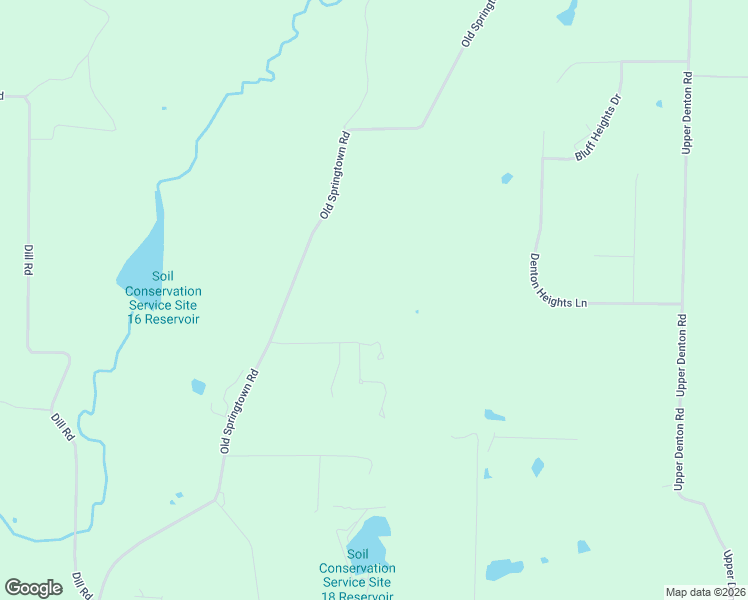 map of restaurants, bars, coffee shops, grocery stores, and more near 5885 Upper Denton Road in Weatherford