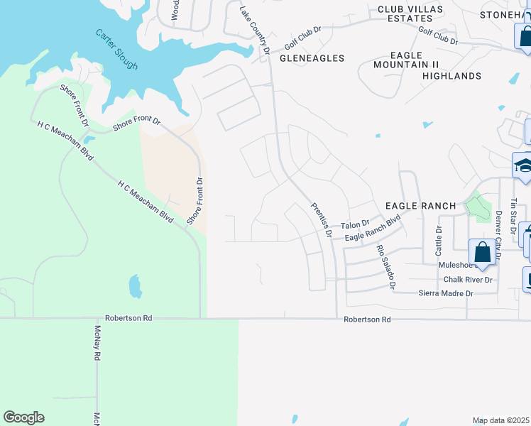 map of restaurants, bars, coffee shops, grocery stores, and more near 6937 Intrepid Drive in Fort Worth