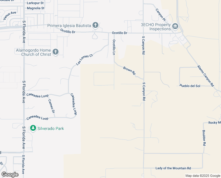 map of restaurants, bars, coffee shops, grocery stores, and more near 22 Pena Court in Alamogordo