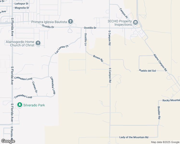 map of restaurants, bars, coffee shops, grocery stores, and more near 22 Pena Court in Alamogordo