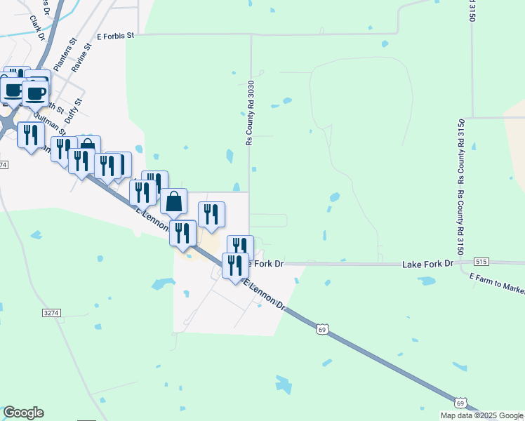 map of restaurants, bars, coffee shops, grocery stores, and more near in Emory