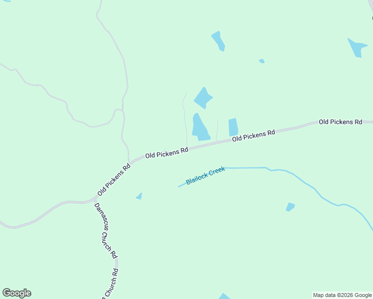 map of restaurants, bars, coffee shops, grocery stores, and more near 2768 Old Pickens Road in Kosciusko