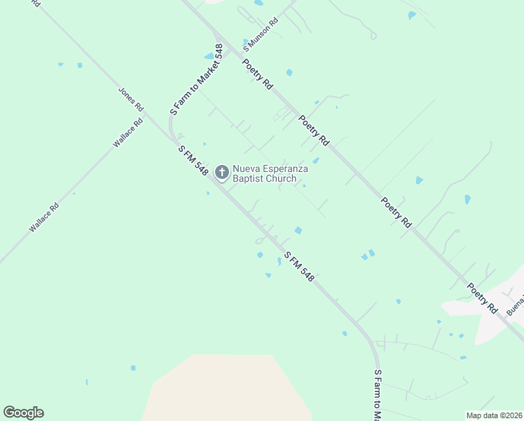 map of restaurants, bars, coffee shops, grocery stores, and more near 9969 Farm to Market 548 in Royse City