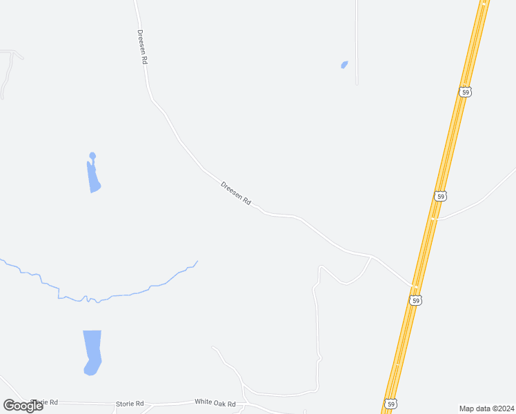 map of restaurants, bars, coffee shops, grocery stores, and more near Dreesen Road in Marion County