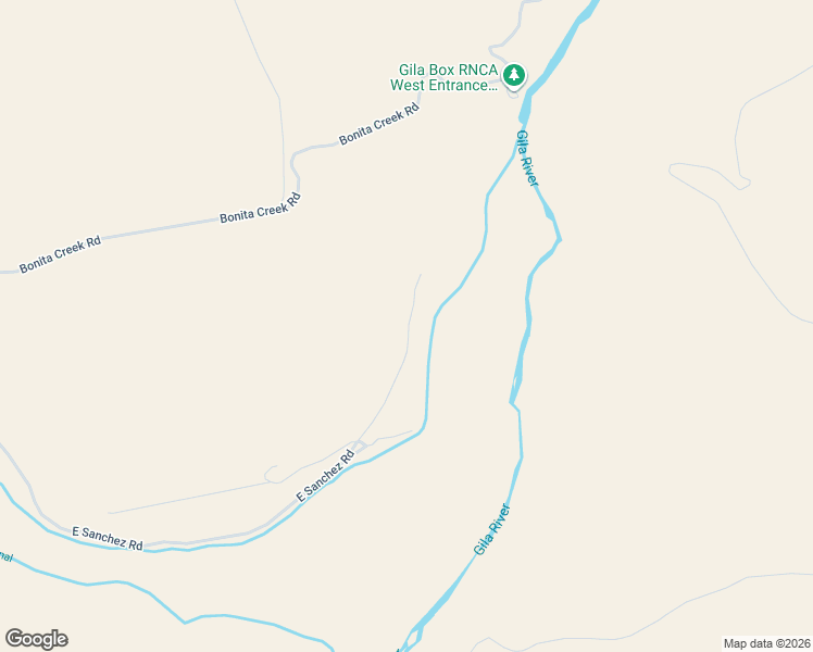 map of restaurants, bars, coffee shops, grocery stores, and more near 11550-11598 East Sanchez Road in Safford