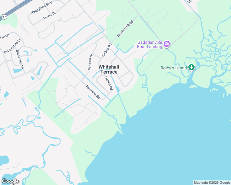 map of restaurants, bars, coffee shops, grocery stores, and more near 1464 Lieben Road in Mount Pleasant