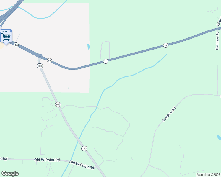 map of restaurants, bars, coffee shops, grocery stores, and more near 2334 Georgia 18 in West Point