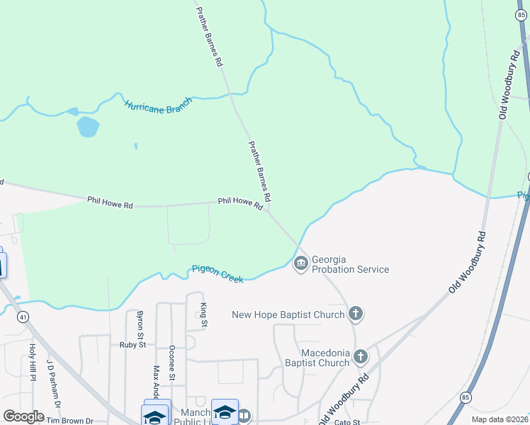 map of restaurants, bars, coffee shops, grocery stores, and more near 1188 Phil Howe Road in Manchester