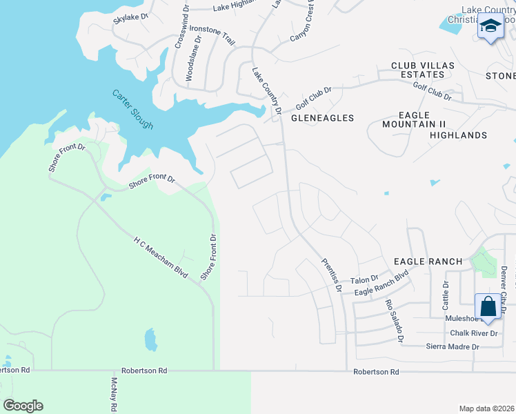 map of restaurants, bars, coffee shops, grocery stores, and more near 3949 Stoneshire Court in Fort Worth