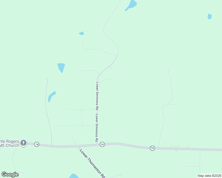 map of restaurants, bars, coffee shops, grocery stores, and more near 285 Lower Simmons Road in Macon