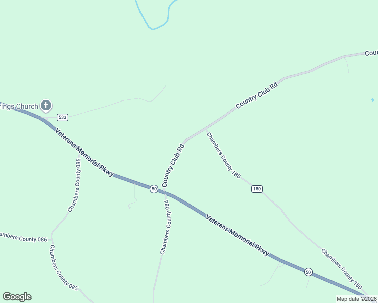 map of restaurants, bars, coffee shops, grocery stores, and more near 9091 Country Club Road in Lanett