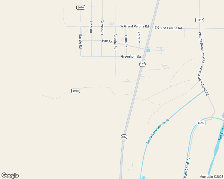 map of restaurants, bars, coffee shops, grocery stores, and more near 13896 New Mexico 187 in Caballo