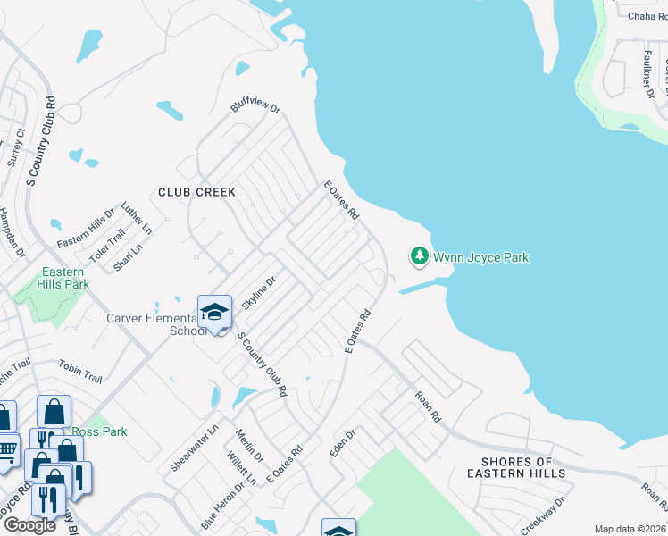 map of restaurants, bars, coffee shops, grocery stores, and more near 2442 Channel Isle Drive in Garland