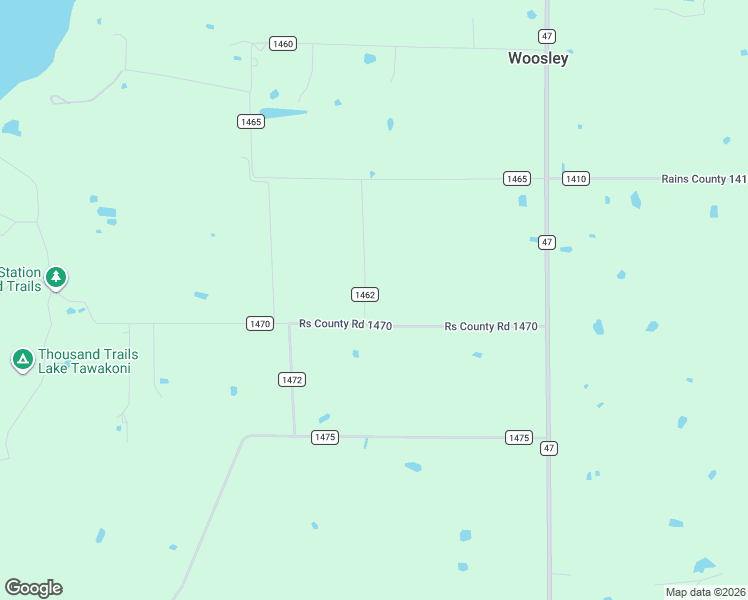 map of restaurants, bars, coffee shops, grocery stores, and more near County Road 1462 in Point