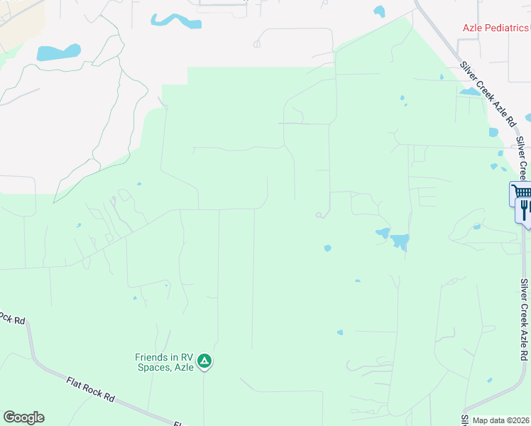map of restaurants, bars, coffee shops, grocery stores, and more near 1201 Oakridge Road in Azle