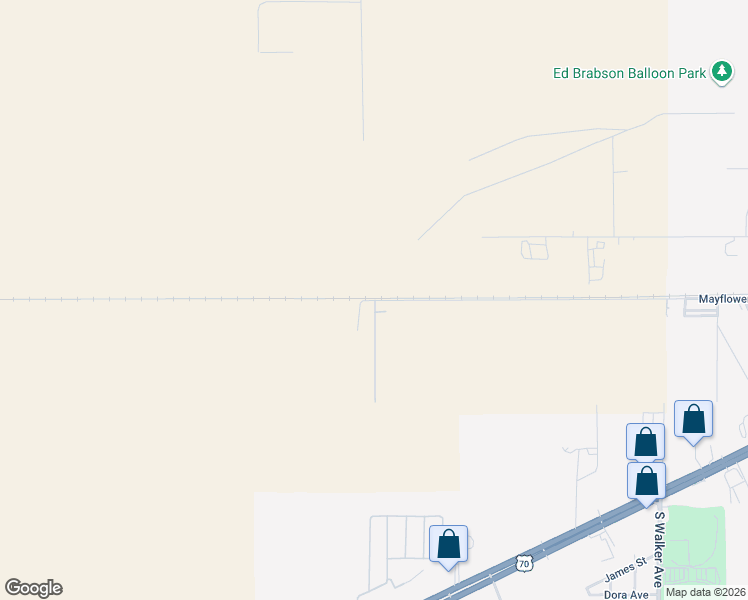 map of restaurants, bars, coffee shops, grocery stores, and more near 108-110 Mayflower Road in Alamogordo