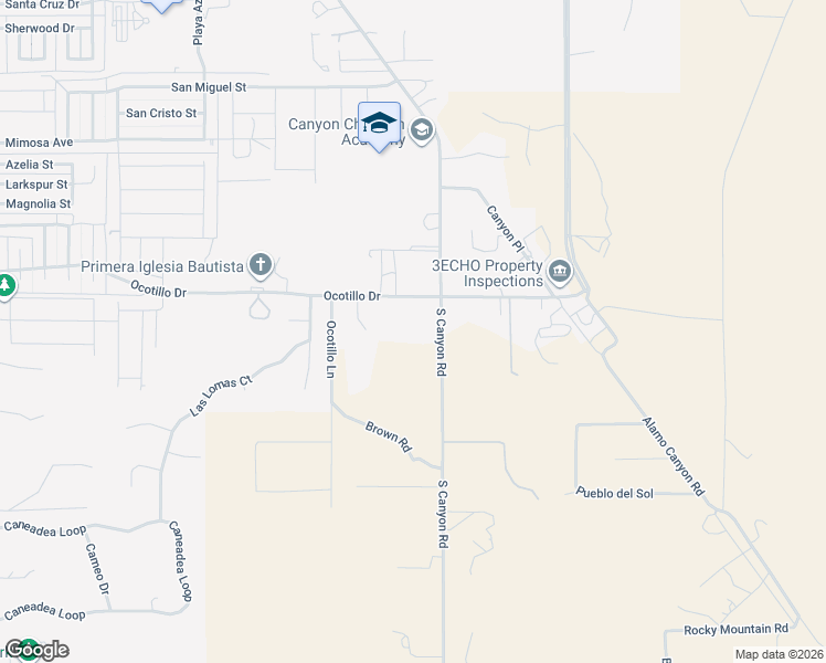 map of restaurants, bars, coffee shops, grocery stores, and more near 8 South Canyon Road in Alamogordo