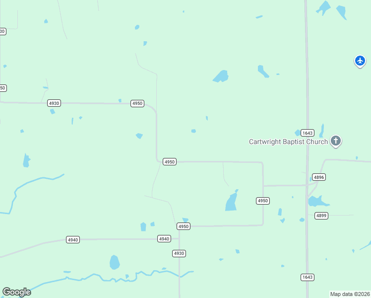 map of restaurants, bars, coffee shops, grocery stores, and more near 2722 County Road 4930 in Quitman