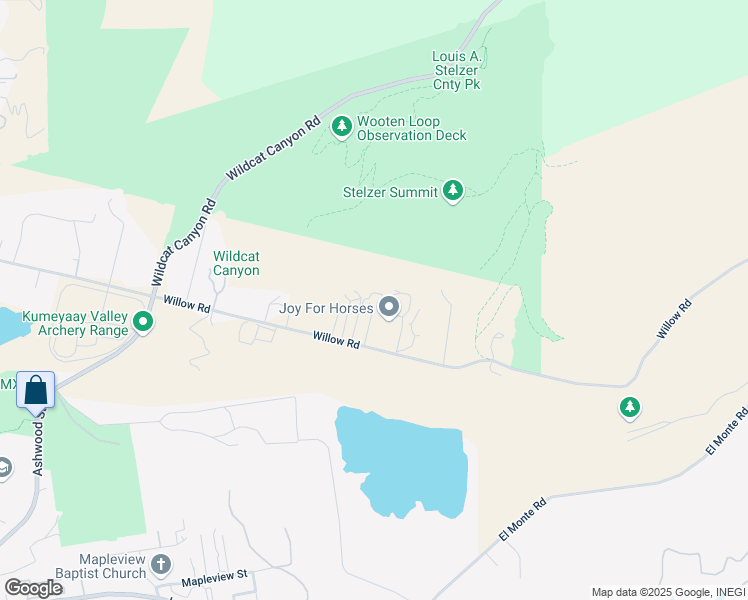 map of restaurants, bars, coffee shops, grocery stores, and more near 13510 Willow Road in Lakeside