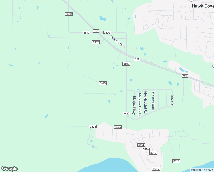 map of restaurants, bars, coffee shops, grocery stores, and more near 1509 County Road 3623 in Quinlan