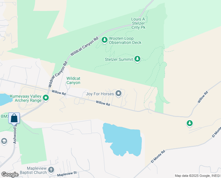 map of restaurants, bars, coffee shops, grocery stores, and more near 13510 Willow Road in Lakeside