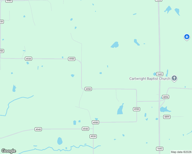 map of restaurants, bars, coffee shops, grocery stores, and more near 2722 County Road 4930 in Quitman