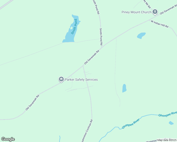 map of restaurants, bars, coffee shops, grocery stores, and more near 65 Johnston Cochran Road in Tennille