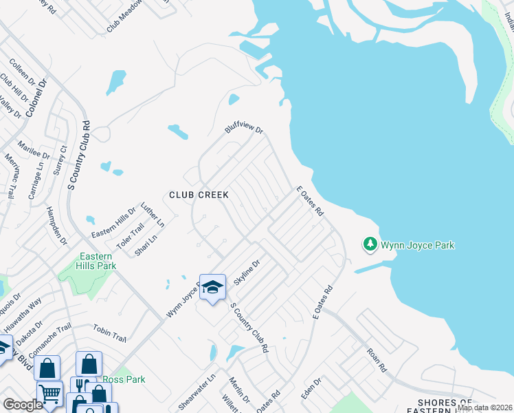 map of restaurants, bars, coffee shops, grocery stores, and more near 3433 Morning Star Lane in Garland