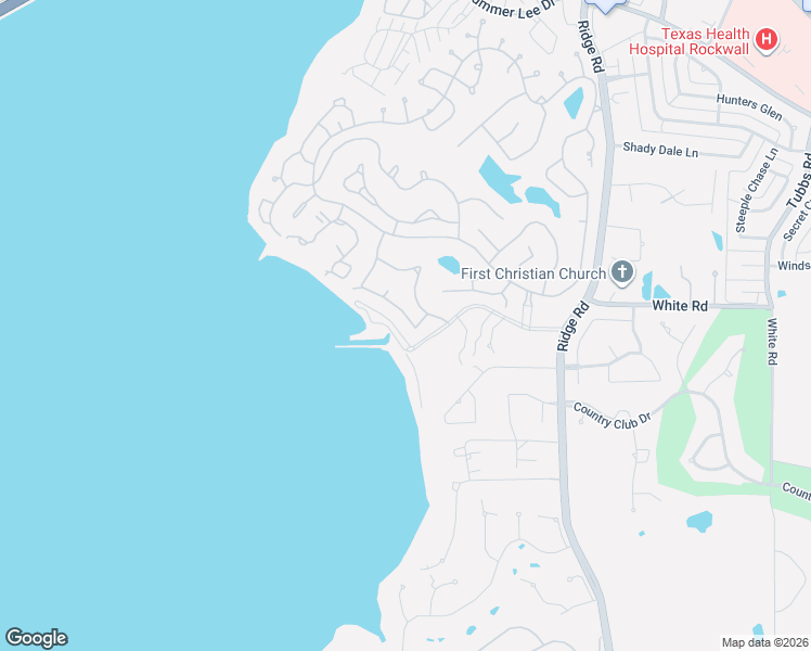 map of restaurants, bars, coffee shops, grocery stores, and more near 1 Harborview Drive in Rockwall
